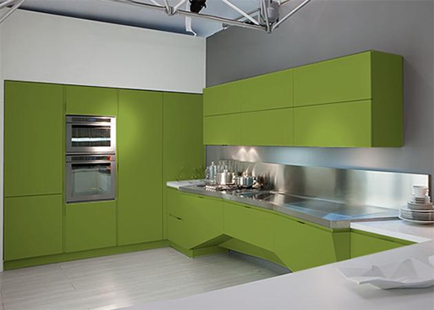 Дизайн кухні оливкового кольору