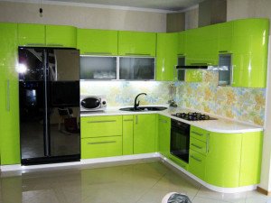 Як оформити кухню в фісташковому кольорі