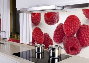 Як оформити кухню в червоно білих кольорах