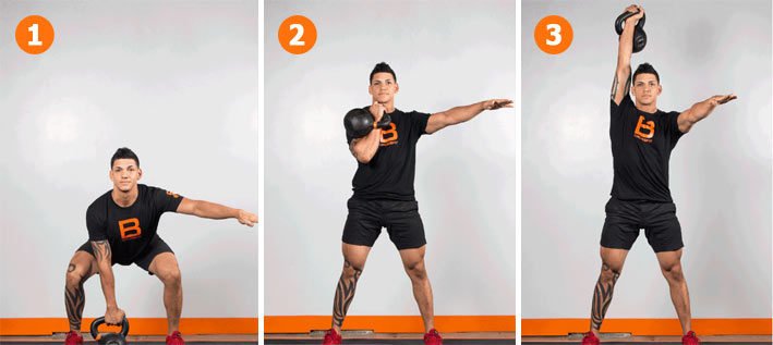 Тренування з гирями – 5 простих вправ