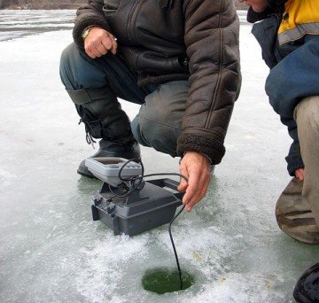Зимова риболовля з ехолотом
