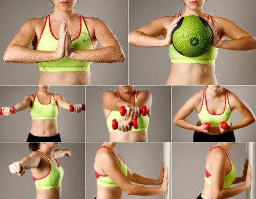 Вправи для грудних мязів для жінок