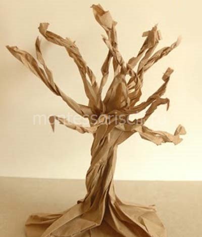 Осіннє дерево з паперу