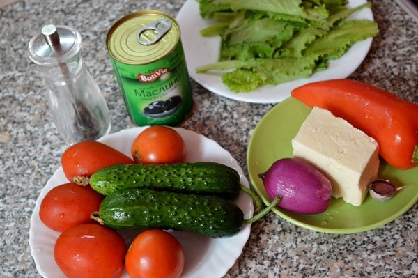 Грецький салат | Смачні рецепти