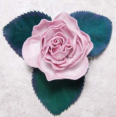Як зробити троянду з фоамирана: майстер клас з покроковим фото