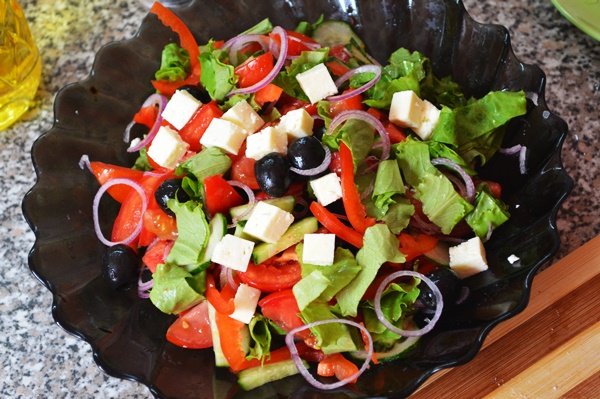 Грецький салат | Смачні рецепти