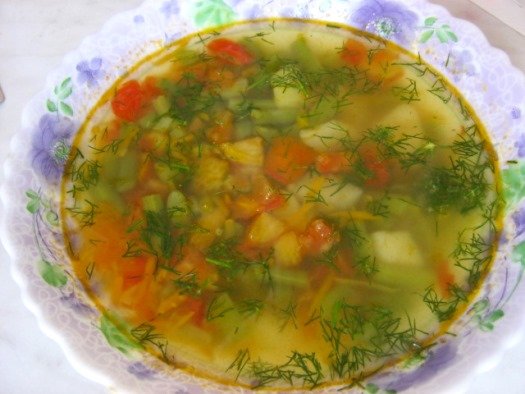 Суп зі стручковою квасолею | Смачні рецепти