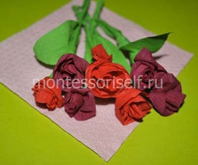 Як зробити з паперу троянду: майстер клас з покроковим фото