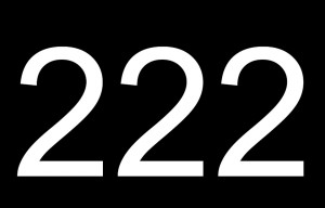 Як число 222 впливає на долю людини?