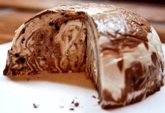Десерт сирковий «Мармуровий» c печивом | Смачні рецепти