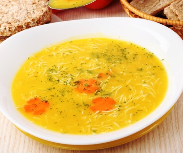 Курячий суп з вермішеллю в мультиварці: рецепт приготування