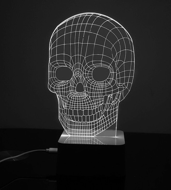3D світильник – продукт технічного прогресу і унікальний декор для дому