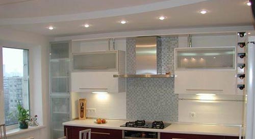 Точкове освітлення на кухні: особливості установки і вибору приладів