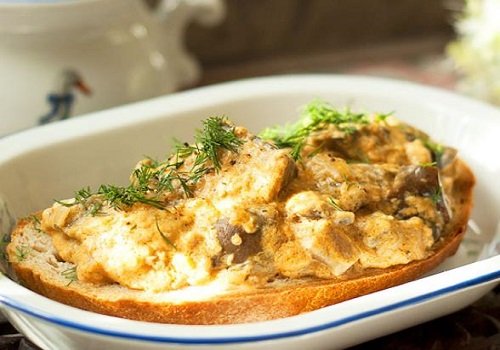 Баклажани як гриби смажені зі сметаною і яйцем домашній покроковий рецепт з фото