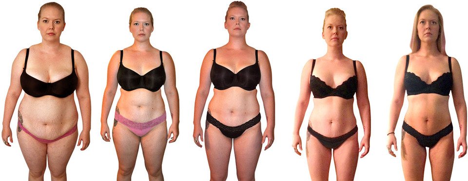 Реальна історія схуднення дівчата на 30 кг з фото до і після