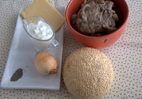 Жульєн з грибами в булочках рецепт з фото в духовці на деку