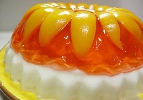 Желейний торт з фруктами без випічки зі сметаною покроковий рецепт з фото