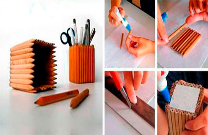 Підставки для олівців своїми руками, 11 покрокових майстер класів