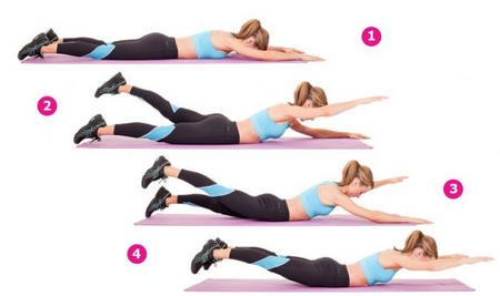 Комплекс з 6 ефективних вправ для спини в домашніх умовах