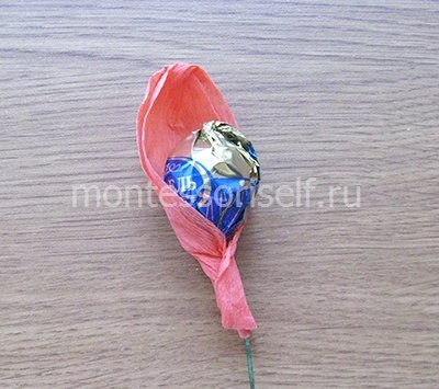 Подарунок вчителю своїми руками букет з цукерок (майстер клас з покроковим фото)