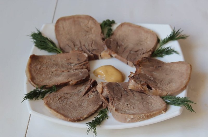 Язик яловичий — 2 перевірених рецепту приготування смачних