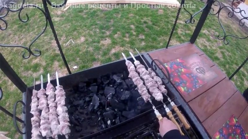 Шашлик зі свинини на кефірі — покроковий рецепт