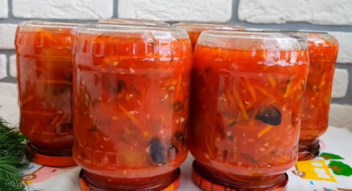 Салати з помідорів на зиму – 9 самих простих і смачних рецептів