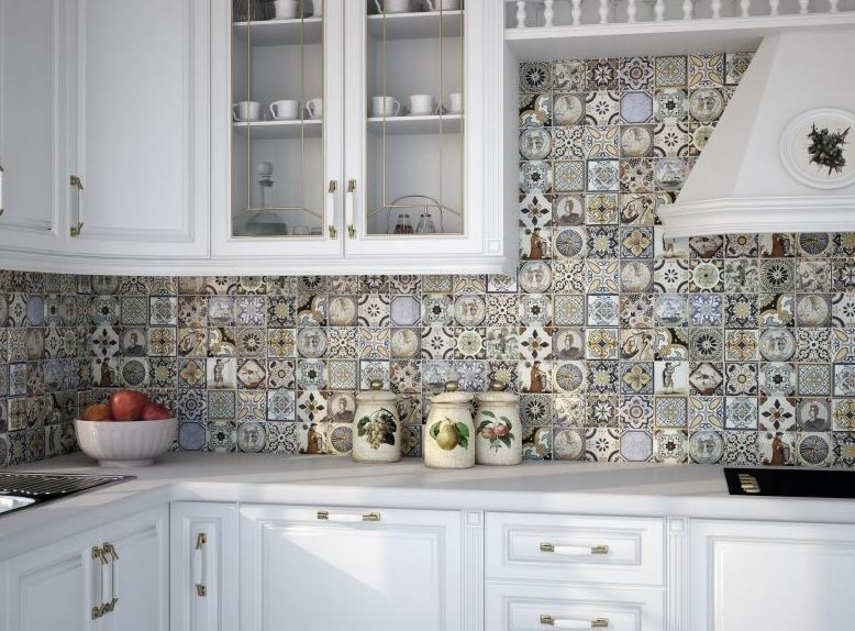 Плитка мозаїка для кухні на фартух як укласти керамічну плитку під мозаїку для кухні на фартух?