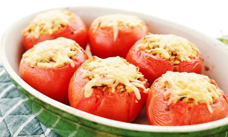 Фаршировані помідори на закуску покрокові рецепти, фото