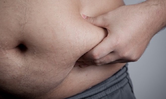 Як прибрати підшкірний жир з живота чоловікові?