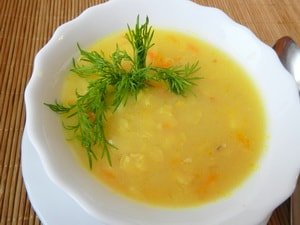 Калорійність горохового супу і користь або шкоду для схуднення