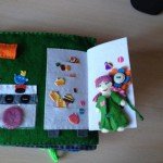 Будиночок з фетру: розвиваюча книга для дітей