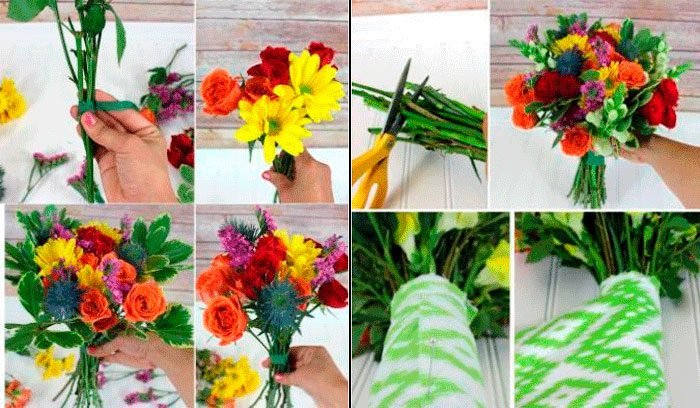 Флористика своїми руками, вироби з живих квітів з фото прикладами