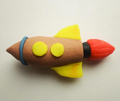 Ракета з пластиліну