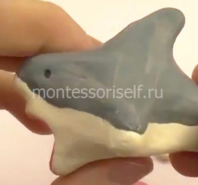 Акула з пластиліну своїми руками