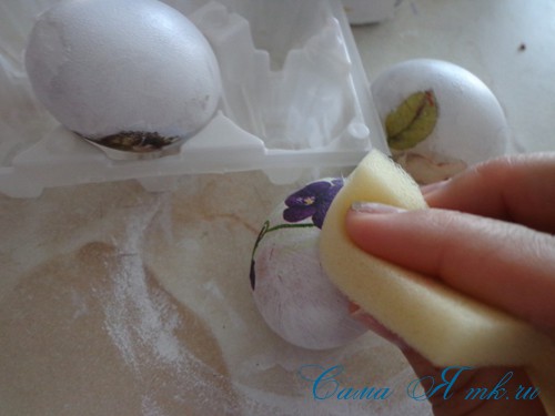 Заготовки основи у формі яєць для декупажу з гіпсу своїми руками