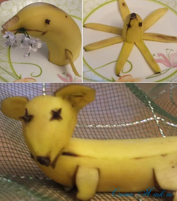 Карвінг по банану