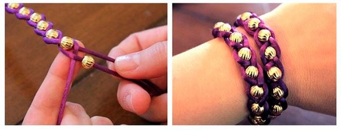 Прості і красиві браслети своїми руками, 10 ідей з фото
