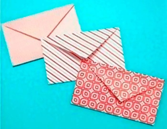 Як зробити конверт з паперу А4 своїми руками для письма