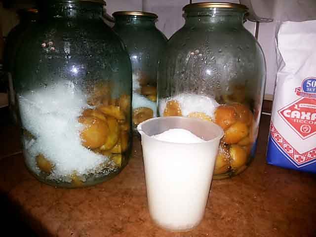 Компот з абрикосів на зиму: простий рецепт без стерилізації на 1 літр і 3 літрову банку