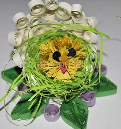 Виріб на Великдень «квілінг яйце»