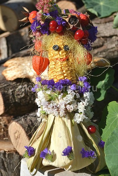 Вироби з кукурудзи своїми руками: майстер клас з покроковим фото на свято осені