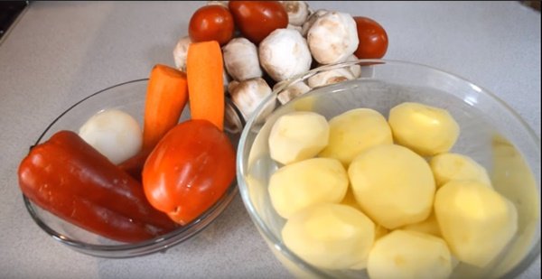 Дуже смачне овочеве рагу з грибами | Смачні рецепти