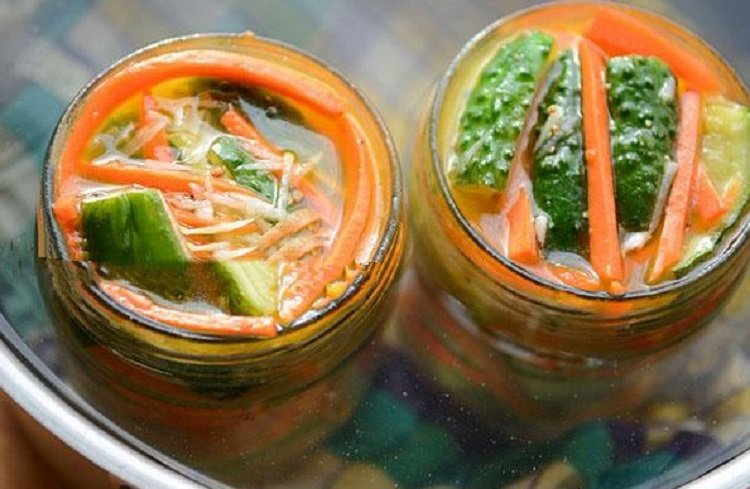 Огірки по корейськи на зиму – найсмачніший рецепт (з приправою для корейської моркви)