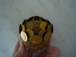 Квіточка з монет