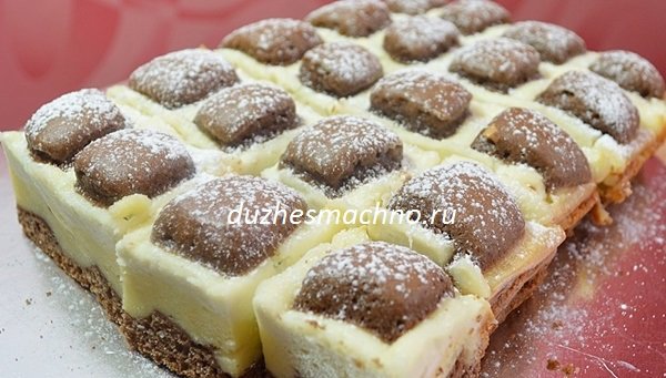 Шоколадно сирний пиріг «ПОДУШКИ» (Стеганное ковдра) | Смачні рецепти