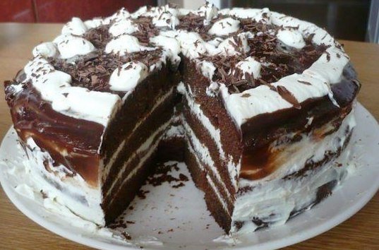 Шоколадно сирний торт | Смачні рецепти