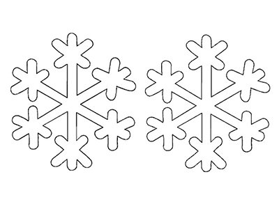 Сніжинки з паперу: схеми для вирізання