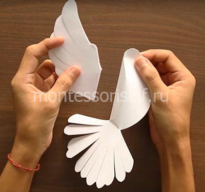Виріб голуб миру своїми руками: майстер клас з покроковим фото