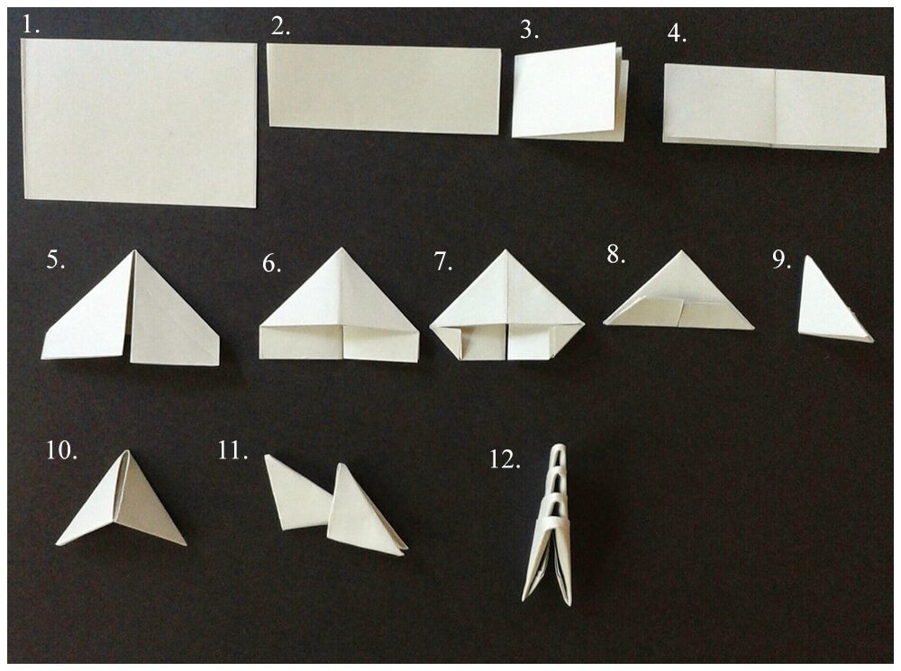 Як зробити модулі для орігамі